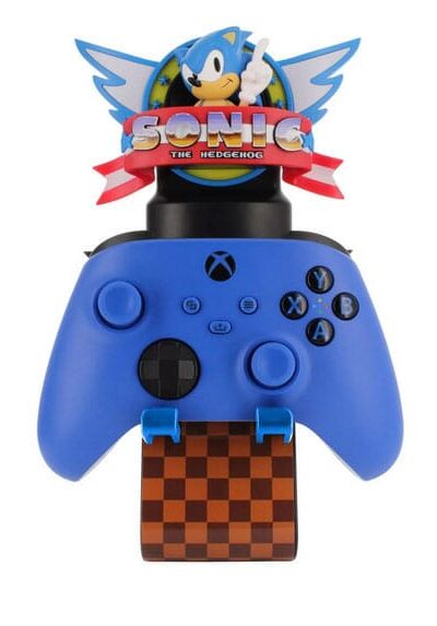 Exquisite Gaming: Sonic The Hedgehog Cably Guys Ikons Lade-Halter mit Leuchtfunktion Logo 20 cm