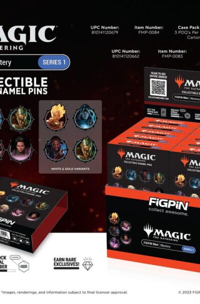 Magic the Gathering: Series 1 Blind Box Enamel Pins Display (10)