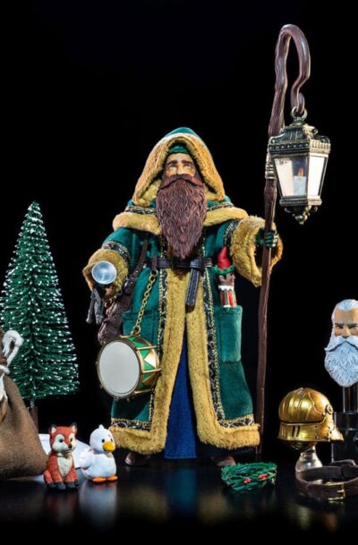 Four Horsemen Toy Design: Figura Obscura Actionfigur Father Christmas Green Robes