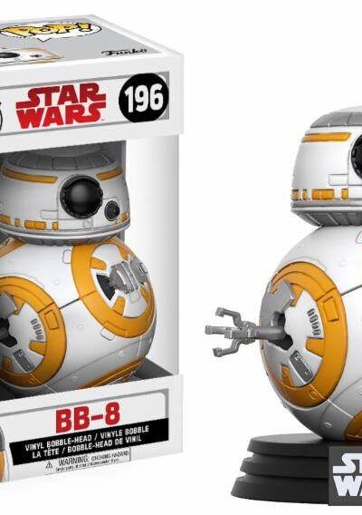Funko: Star Wars Episode VIII POP! Vinyl Wackelkopf-Figur BB-8 9 cm