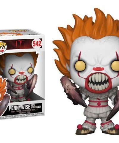 Funko: Stephen Kings Es 2017 POP! Movies Vinyl Figur Pennywise with Spider Legs 9 cm