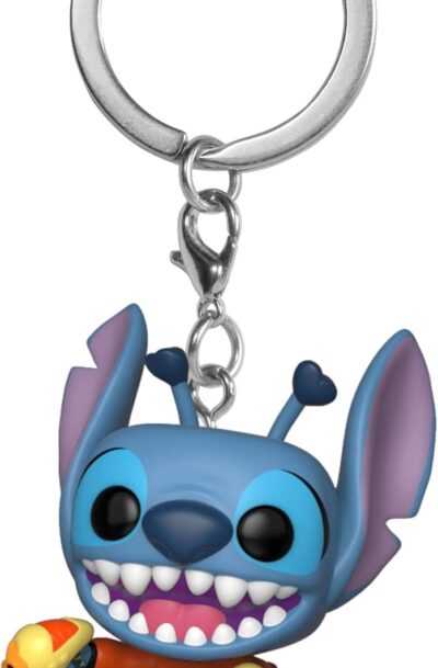 Funko: Lilo & Stitch POP! Vinyl Schlüsselanhänger 4 cm Stitch w/ Blaster Display (12)