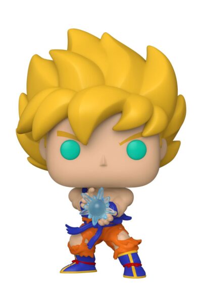 Funko: Dragon Ball Z POP! Animation Vinyl Figur SS Goku w/ Kamehameha Wave 9 cm