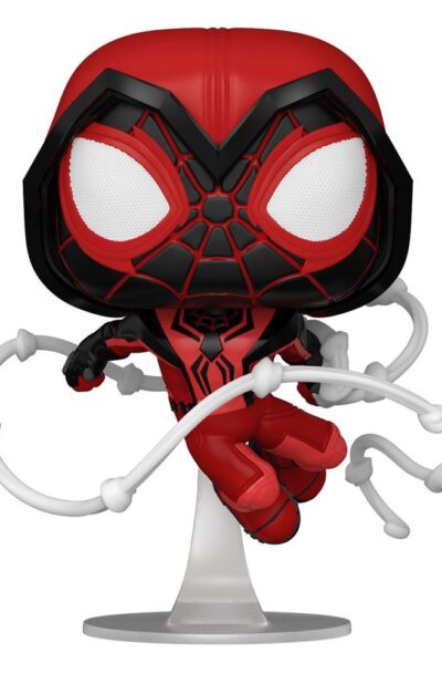 Funko: Marvel’s Spider-Man POP! Games Vinyl Figur Miles Morales Red Suit 9 cm