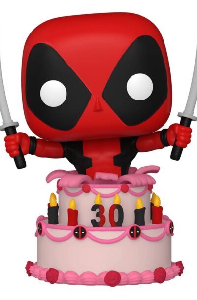 Funko: Marvel Deadpool 30th Anniversary POP! Vinyl Figur Deadpool in Cake 9 cm