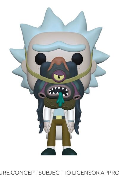 Funko: Rick & Morty POP! Animation Vinyl Figur Rick w/ Glorzo 9 cm