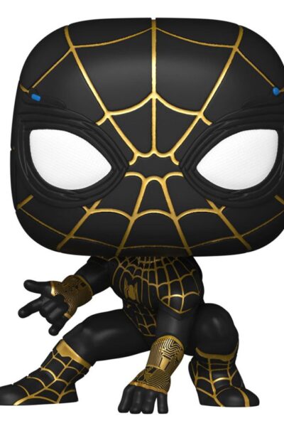 Spider-Man: No Way Home POP! Vinyl Figur Spider-Man (Black & Gold Suit) 9 cm