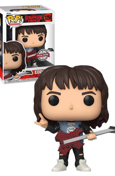 Funko: Stranger Things POP! TV Vinyl Figur Eddie with Guitar Special Edition 9 cm