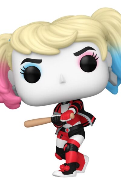 DC Comics: Harley Quinn Takeover POP! Heroes Vinyl Figur Harley with Bat 9 cm