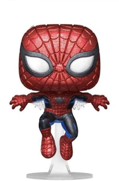 Funko: Marvel 80th Anniversary POP! Vinyl Figur Spider-Man(DGLT) 9 cm