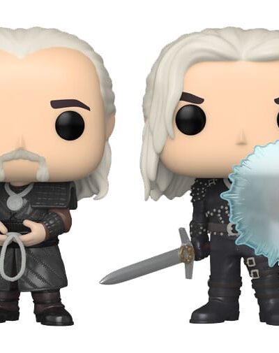 Funko: The Witcher POP! Television Vinyl Figuren 2er-Pack Geralt & Vesemir 9 cm