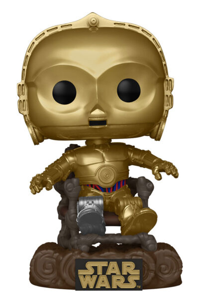 Funko: Star Wars Return of the Jedi 40th Anniversary POP! Vinyl Figur C3P0 in chair 9 cm