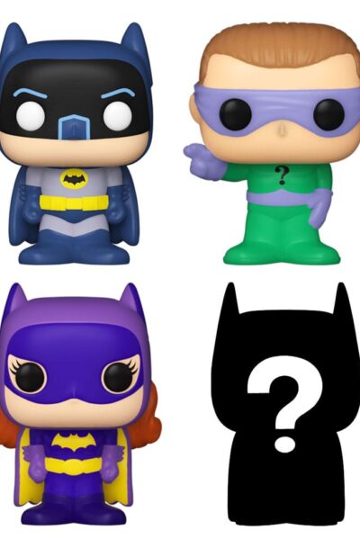 Funko: DC Bitty POP! Vinyl Figuren 4er-Pack Batman Adam West 2,5 cm