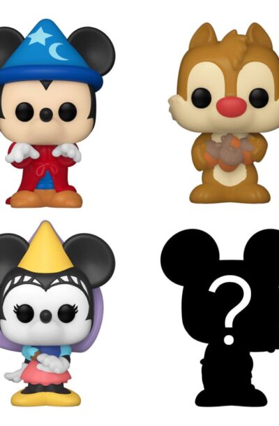 Funko: Disney Bitty POP! Vinyl Figuren 4er-Pack Sorcerer Mickey 2,5 cm