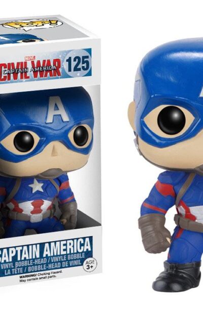 Funko: Captain America Civil War POP! Vinyl Wackelkopf Captain America 10 cm