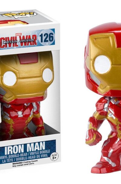 Funko: Captain America Civil War POP! Vinyl Wackelkopf Iron Man 10 cm