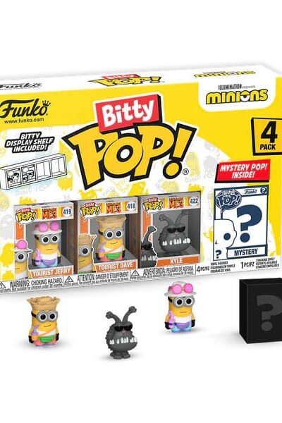 Funko: Minions Bitty POP! Vinyl Figuren 4er-Pack Young Gru 2,5 cm