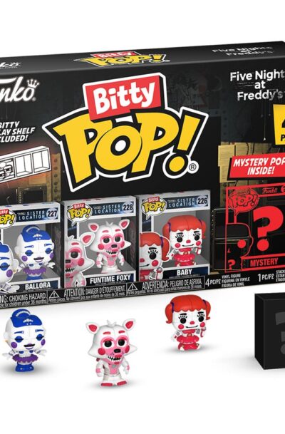 Funko: Five Nights at Freddy’s Bitty POP! Vinyl Figuren 4er-Pack Ballora 2,5 cm