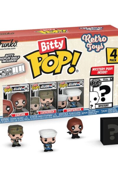 Funko: Retro Toys Bitty POP! Vinyl Figuren 4er-Pack GI Joe 2,5 cm