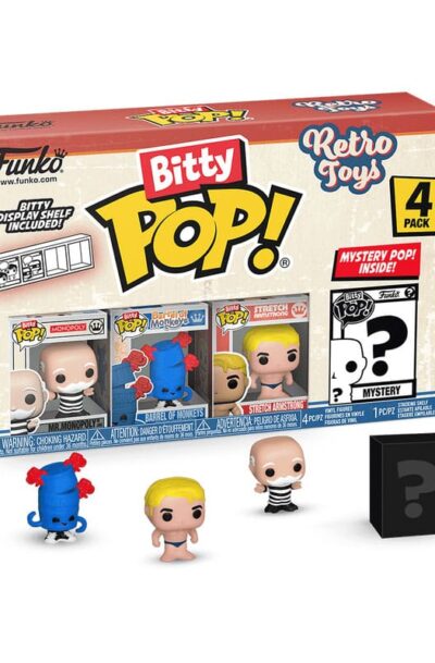Funko: Retro Toys Bitty POP! Vinyl Figuren 4er-Pack Mr. Monopoly 2,5 cm