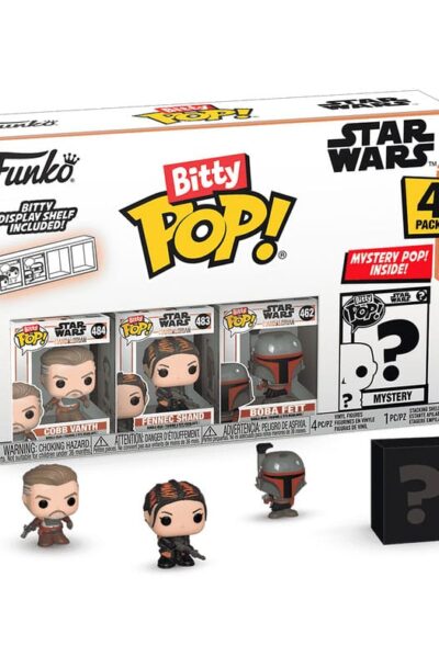 Star Wars: Mandalorian Bitty POP! Vinyl Figuren 4er-Pack Marshal 2,5 cm
