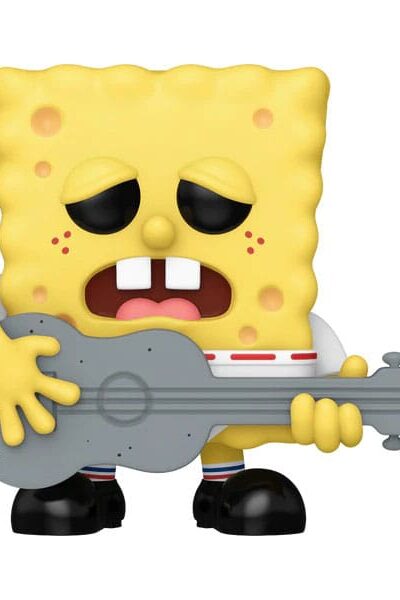 Funko: SpongeBob Schwammkopf 25th Anniversary POP! Vinyl Figur SB w/Guitar 9 cm