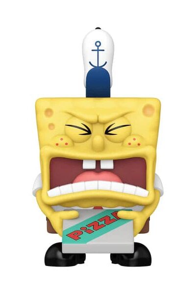Funko: SpongeBob Schwammkopf 25th Anniversary POP! Vinyl Figur SB w/Pizza 9 cm