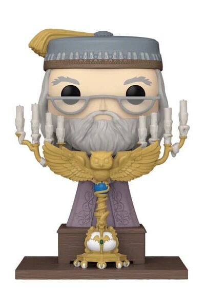Funko: Harry Potter POP! Deluxe Vinyl Figur Deluxe Dumbledore w/Podium 12 cm