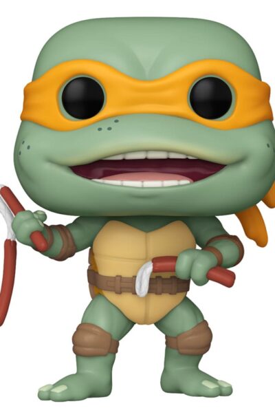 Funko: Teenage Mutant Ninja Turtles POP! Movies Vinyl Figur Michelangelo Sausage Link Nunchucks 9 cm