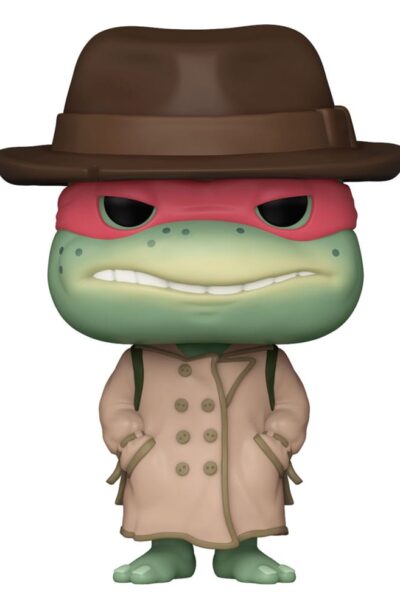 Funko: Teenage Mutant Ninja Turtles POP! Movies Vinyl Figur Raphael w/Coat & Hat 9 cm