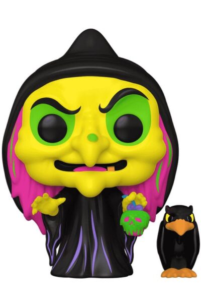 Funko: Snow White POP & Buddy! Animation Vinyl Figur Disguised Evil Queen with Raven (Black Light) Exclusive 9 cm