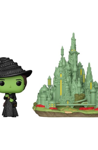 Funko: Wicked POP! Town Vinyl Figur Elphaba with the Emerald City 9 cm