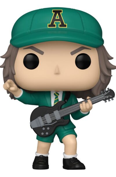 Funko: AC/DC POP! Rocks Vinyl Figur Angus Young(Green) 9 cm