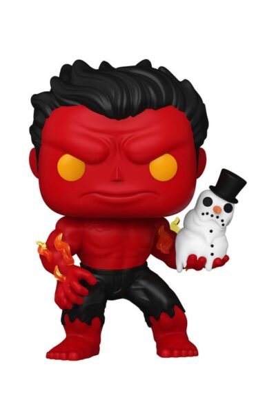 Funko: Marvel POP! Vinyl Figur Holiday Red Hulk 9 cm