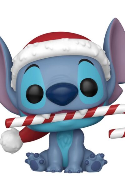 Funko: Disney POP! Vinyl Figur Holiday Stitch w/CC 9 cm