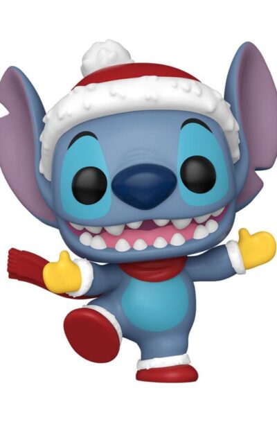 Funko: Disney POP! Vinyl Figur Holiday Stitch w/Hat 9 cm