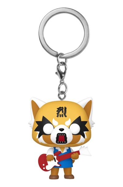 Funko: Sanrio POP! Vinyl Schlüsselanhänger 4 cm Aggretsuko w/Guitar Display (12)