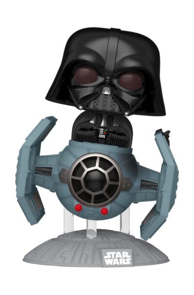 Star Wars: Dark Side POP! Rides Deluxe Vinyl Figur TIE Advanced x1 w/Vader 9 cm