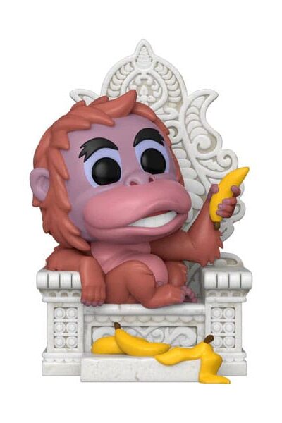Funko: Das Dschungelbuch POP! Deluxe Vinyl Figur King Louie on throne 13 cm