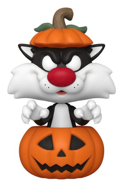 Funko: Looney Tunes POP! Television Vinyl Figur Halloween Sylvester w/Pumpkin 9 cm