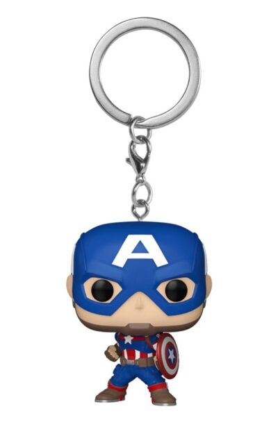 Funko: Marvel POP! Vinyl Schlüsselanhänger 4 cm New Classics – Captain America Display (12)
