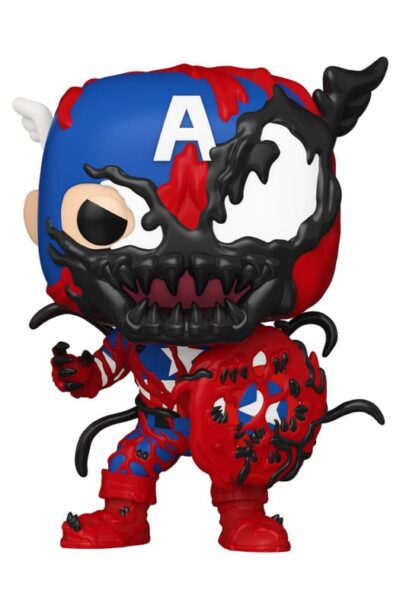 Funko: Marvel POP! Vinyl Figur Carnageized – Captain America 9 cm
