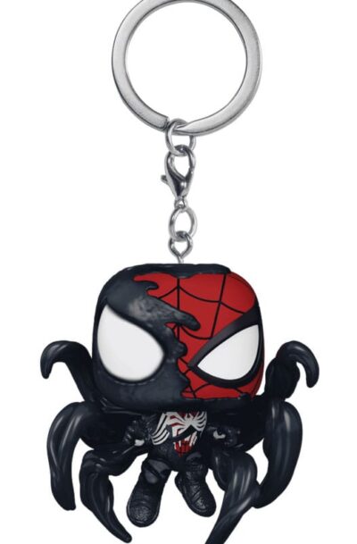 Funko: Marvel’s Spider-Man 2 POP! Vinyl Schlüsselanhänger 4 cm Advanced Suit 2.0 Symbiote Takeover Display (12)