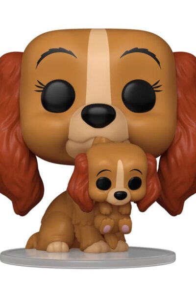 Funko: Susi & Strolch POP! Disney Vinyl Figur Lady w/puppy 9 cm