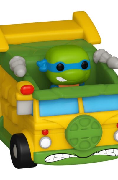 Funko: Teenage Mutant Ninja Turtles POP! Rides Vinyl Figur Leonardo w/Van 2,5 cm