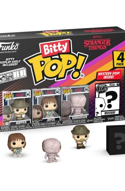 Funko: Stranger Things Bitty POP! Vinyl Figuren 4er-Pack Hopper 2,5 cm