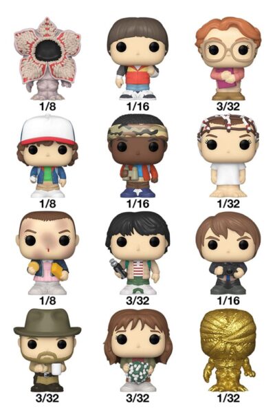 Funko: Stranger Things POP! Vinyl Figuren Display (32) PDQ 2,5 cm