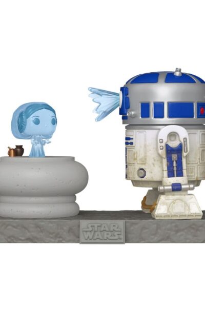Funko: Star Wars POP! Deluxe Vinyl Figur R2D2 w/Leia 9 cm
