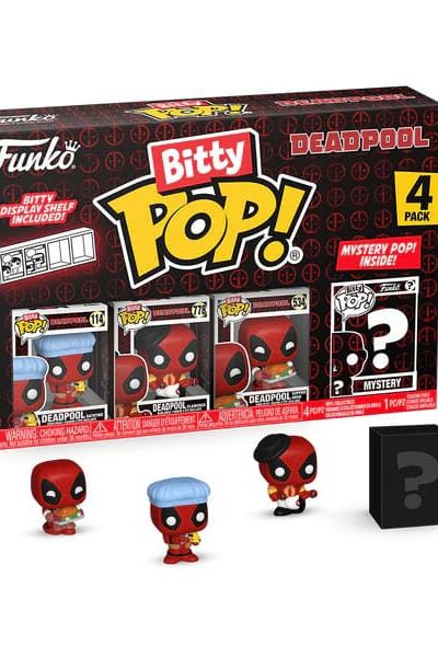 Funko: Deadpool Bitty POP! Vinyl Figuren 4er-Pack Bathtime 2,5 cm