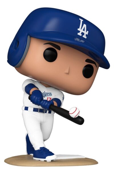 MLB POP! Vinyl Figur LA Dodgers: Shohei Ohtani (Home Jersey) (Batting) 9 cm